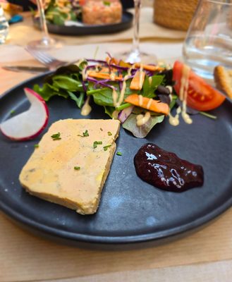 Foie gras de canard mi-cuit maison, L'Entre 2